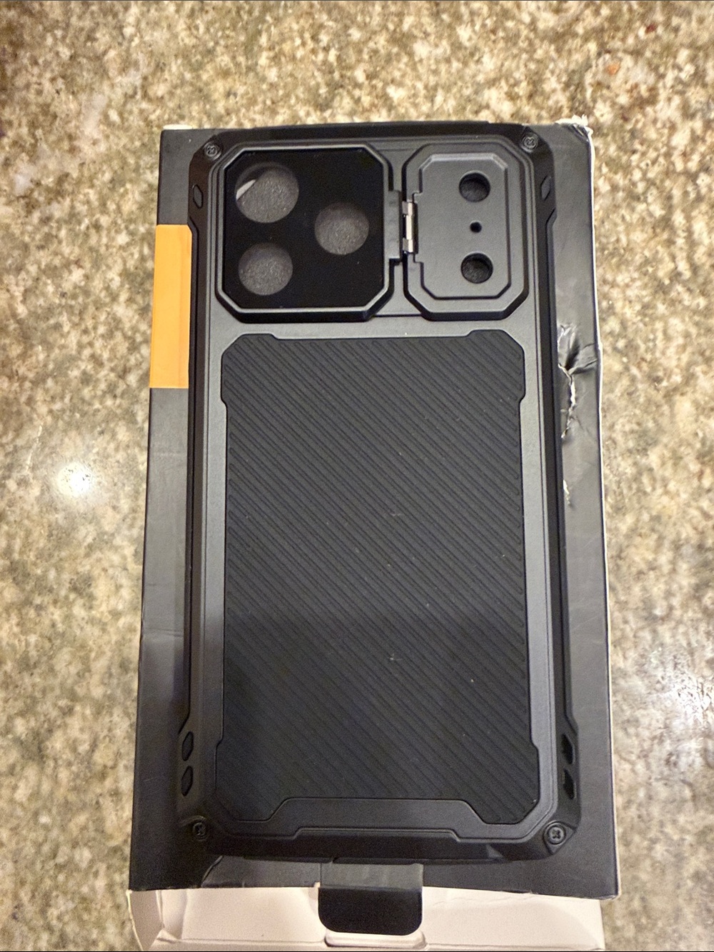 Black Heavy-Duty Phone Case for IPhone 17 pro Max